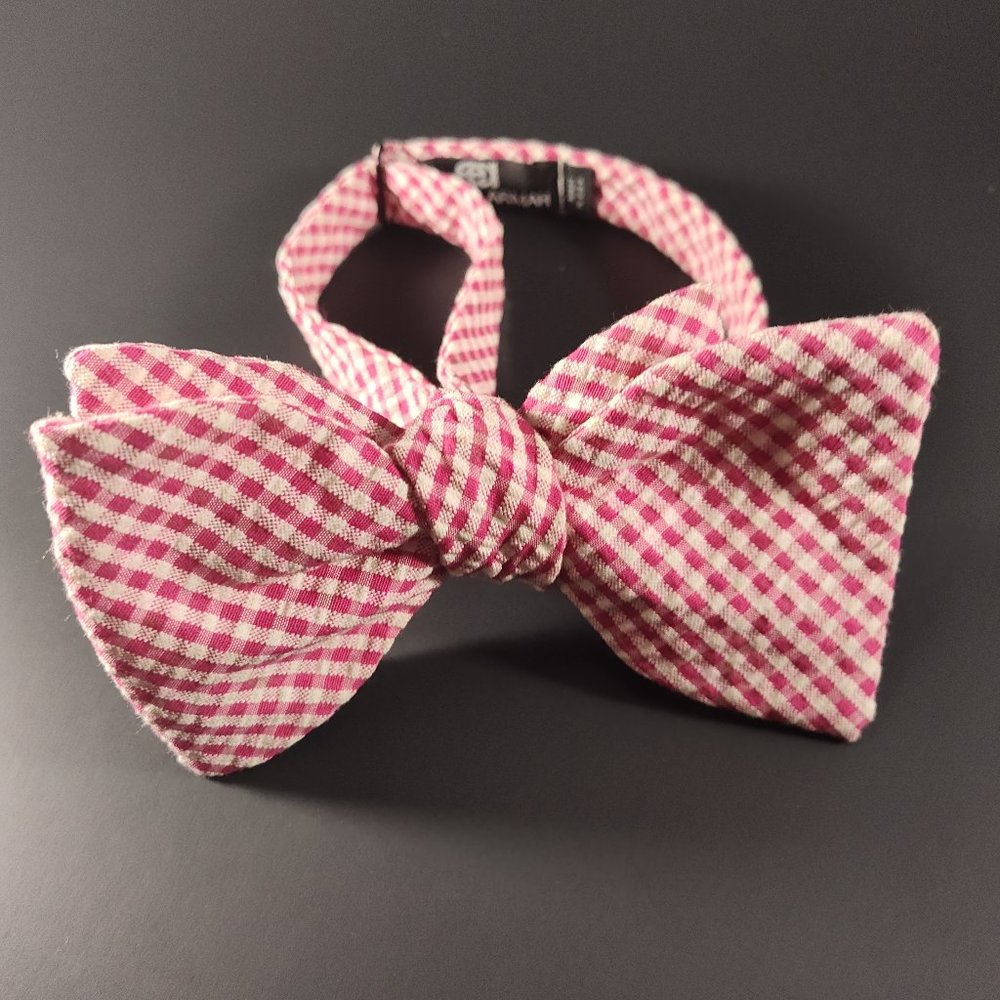 Men's Bowtie Knitted Checkered Cloth Edward Armah
